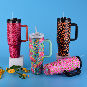 Giá Thép Không Gỉ Tumbler Các Nhà Sản Xuất 40Oz Cách Điện Du Lịch Tumbler Với Tràn Chống Nắp - Product Image 2