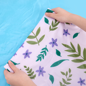 ผ้าขนหนูซับน้ำในครัวผ้าไมโครไฟเบอร์ผ้า<span class=keywords><strong>ชา</strong></span>หนึ่งแพ็คพิมพ์ลายดอกไม้แบบพิเศษ - Product Image 4