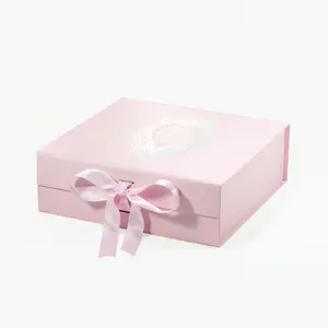 Custom High End Luxury Rigid Pink Cardboard Wine Strawberry Valentine Day Gift Paper Boxes