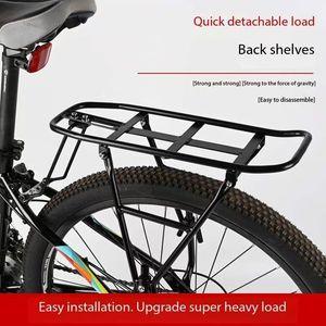 <span class=keywords><strong>Porte</strong></span>-bagages arrière pour vélo de montagne 26/27,5 pouces, support de montage pour <span class=keywords><strong>porte</strong></span>-bagages de vélo, <span class=keywords><strong>porte</strong></span>-bagages universel pour sacoches - Product Image 1