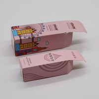 Boîte pliante personnalisée avec logo imprimé, écologique, biodégradable, en papier couché, petite boîte pour emballage de vernis à ongles et cosmétiques