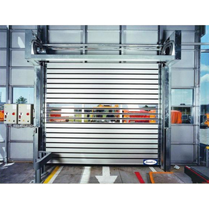 Puerta Enrollable Automática Comercial Resistente al Viento para Tiendas - Product Image 1