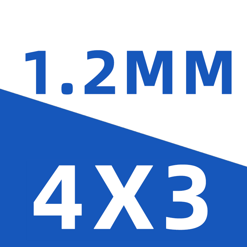1,2 mm 4x3