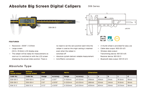 Calibre Asimeto à face en carbure de tungstène 0-12″ – Précision optimale sur surfaces abrasives – Excellent rapport qualité-prix - Product Image 3