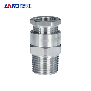 Presse-étoupe pour câble basse/haut tension en acier inoxydable 304, certifié CE, résistant aux hautes températures, filetage M/PG/G/NPT, IP68 - Product Image 1
