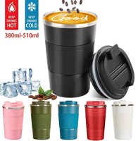 Termo de Acero Inoxidable, Taza Aislada de Doble Capa, Antiderrames, para Viajes, Deportes, Botella de Vacío Portátil para Exteriores