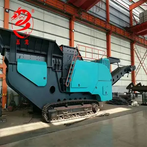 High efiency mobile stone jaw crusher dijual oleh pemasok Cina