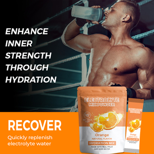Mélange de poudre <span class=keywords><strong>d</strong></span>'électrolytes Keto au goût <span class=keywords><strong>d</strong></span>'<span class=keywords><strong>orange</strong></span> douce et acidulée, sel de potassium, poudre <span class=keywords><strong>d</strong></span>'hydratation sans sucre - Product Image 6