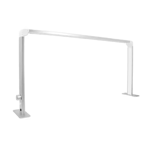 Table à ongles pliable avec lampe LED demi-lune, grande lampe de beauté et de tatouage carrée en alliage d'aluminium, éclairage de manucure, nouveau design, outil de vente en gros - Product Image 2