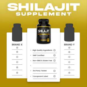 Fábrica OEM Etiqueta Privada Himalayan Shilajit rico en ácido húmico y 85 minerales Shilajit cápsula - Product Image 2