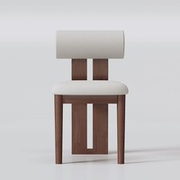 Chaise de salle à manger en chêne massif, style moderne minimaliste italien, nouvelle chaise Hippo chinoise, dossier durable en PU, mobilier pour la maison et les hôtels