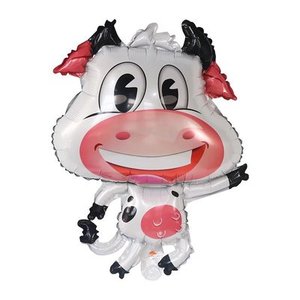 <span class=keywords><strong>Lola</strong></span>-Película de aluminio de dibujos animados para niños, globo decorativo de <span class=keywords><strong>vaca</strong></span> para fiesta de cumpleaños, venta al por mayor, nuevo - Product Image 2