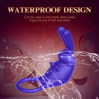 Nuevo Anillo Vibrador de Silicona para Hombre con Control por Aplicación, Anillo para Pene con Retraso y Bloqueo, Juguete Sexual Impermeable para Adultos, 10 Velocidades GM-220