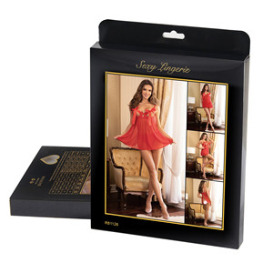 Lencería Femenina en Caja de Moda, <span class=keywords><strong>Ropa</strong></span> <span class=keywords><strong>Interior</strong></span> Sexy con Espalda Descubierta, Hermosa Lencería <span class=keywords><strong>para</strong></span> la Novia - Product Image 1