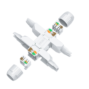 CAT6 CAT6A Cable Extension Connector Toolless UTP Unshielded RJ45 Fast Tool-free Connection Module - Product Image 1