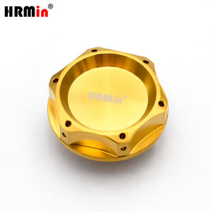 HRMin - Tapón <span class=keywords><strong>de</strong></span> Rosca para Tanque <span class=keywords><strong>de</strong></span> <span class=keywords><strong>Aceite</strong></span> <span class=keywords><strong>de</strong></span> <span class=keywords><strong>Motor</strong></span> <span class=keywords><strong>de</strong></span> Automóvil y Motocicleta, Color Dorado, <span class=keywords><strong>de</strong></span> Alto Rendimiento - Product Image 1