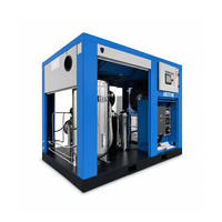 Compresor de Aire de Tornillo Lubricado por Agua, Sin Aceite, de Baja Vibración, Ahorrador de Energía, 110KW 150HP 10bar, Motor Sin Aceite