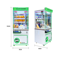 Machine à griffes commerciale pour peluches, machine de jeu d'arcade avec lecteur de cartes pour centre commercial et parc d'attractions