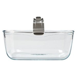 Plat à four en verre borosilicate (20x14x9cm) avec poignée amovible AIR FRYER Transparent 300U300 8045 - Product Image 3