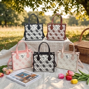 Nuevo Bolso Tote Crossbody Guesses con Cierre de Cremallera, Plegable y Portátil, Forro de Poliéster Impermeable para <span class=keywords><strong>Mujer</strong></span> - Product Image 3