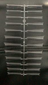 Xxxl Long Coffin C Curve Nail Tips Nueva llegada Xxl Long Square French ABS Nail Art <span class=keywords><strong>Uñas</strong></span> Punta para venta al por mayor - Product Image 3