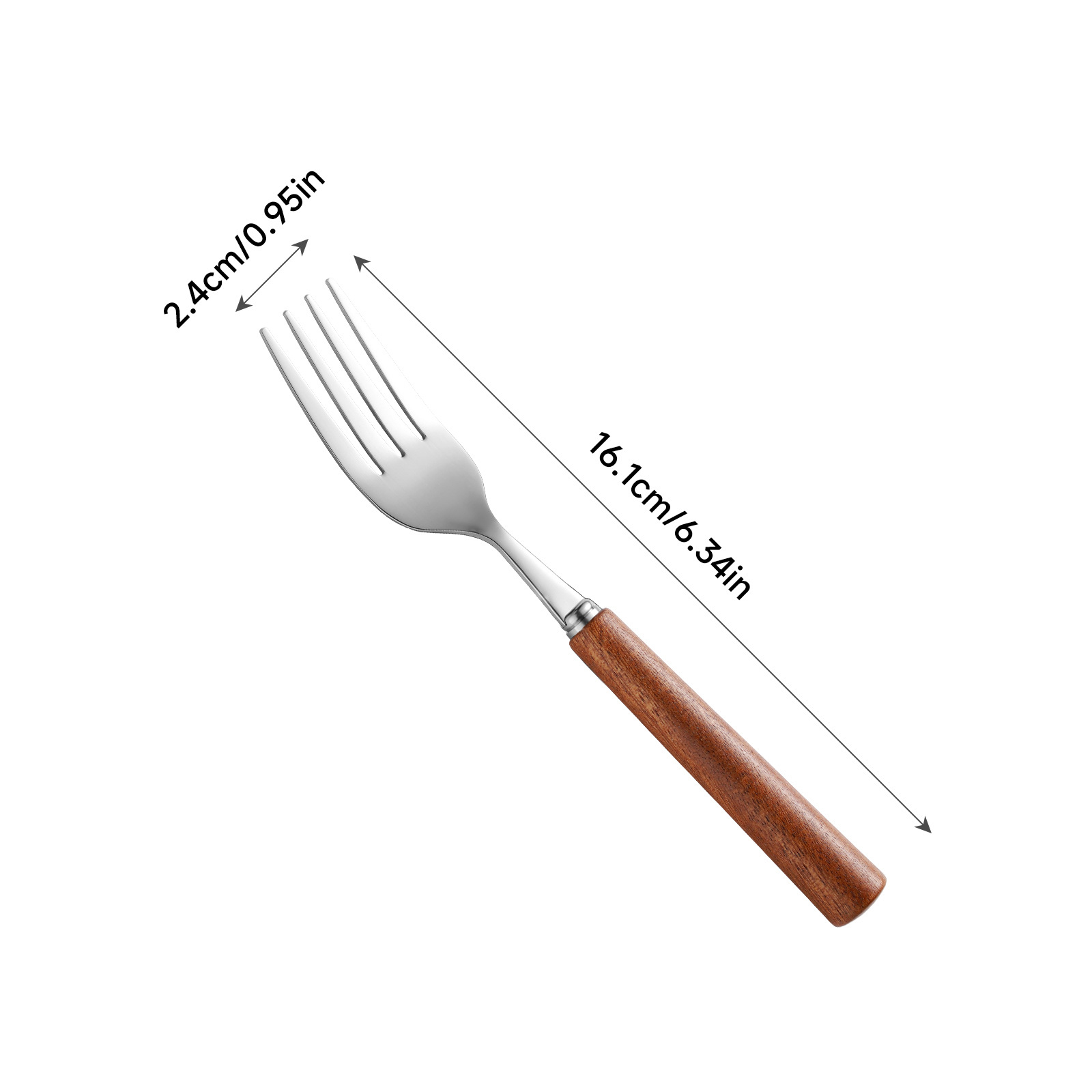 dessert fork-- silver