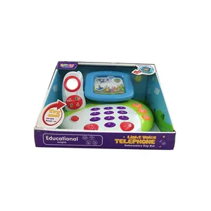 Educational Learning Machine Telephone Baby Toys with Musical and Light