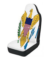Housses de siège de voiture à motif drapeau de Tokelau, housses de siège tendance pour l'intérieur des voitures, ajustement universel pour la plupart des voitures, berlines, camions, SUV