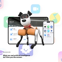 BabyAlpha A2 Series Sports & Entertainment AI Robot Dog Blue Alpha Robot Dog pour enfants