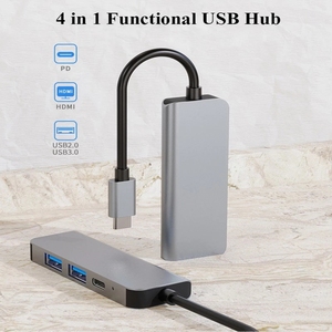 <span class=keywords><strong>4</strong></span>ใน1ฮับประสิทธิภาพสูงขนาดกะทัดรัด HDTV 87W PD ชาร์จ USB C ประเภทอะแดปเตอร์ - Product Image 3