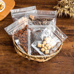 Stand Up Double Fermeture Éclair Imprimé Personnalisé de Qualité Alimentaire de Haute Qualité Top Transparent Nouveau Serrure Sac Alimentaire Avec Fenêtre - Product Image 1