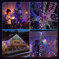 Guirlande lumineuse LED en forme de galets pour l'intérieur/l'extérieur, télécommande intelligente ETOP, fil de cuivre, pour Noël, jardin