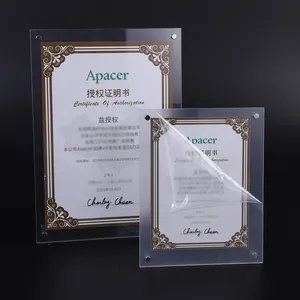 Authorization board display agency board A3 poster advertising board table card table card acrylic frame