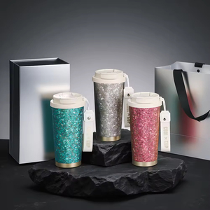 Botella de Agua Personalizada de Titanio Puro, Portátil, con Doble Tapa, Vaso de Café al Vacío para Oficina, con Cuerda, para Regalos y Bebidas - Product Image 3