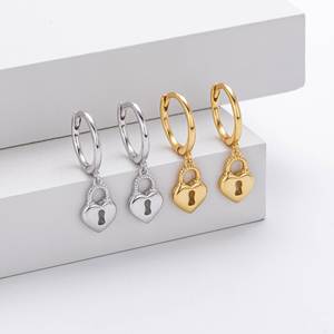 Boucles d'oreilles pendantes SPJ en argent sterling S925, hypoallergéniques, inaltérables, élégance, bijoux raffinés, cadeau de luxe quotidien pour femme - Product Image 4