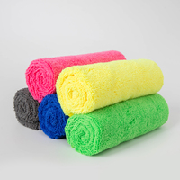 Factory Price Microfiber Towels Custom Size&Logo Absorbent Cleaning Cloth Car Wash Towel High Low Pile Microfiber Towel Custom