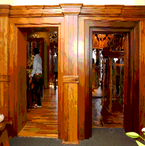 Prima Portes modernes en bois massif personnalisées pour les lofts de la ville avec un <span class=keywords><strong>design</strong></span> du sol au plafond et des panneaux de verre maximisant les vues urbaines - Product Image 5