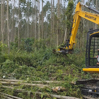 NOUVELLES MACHINES FORESTIÈRES OEM/ODM Machine à couper les pins d'eucalyptus 400mm Cisailles hydrauliques pour couper les arbres Excavatrices à bois