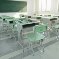 Bureaux et chaises pour élèves des écoles primaires et secondaires, bureaux d'écoles pour établissements de formation, bureaux réglables pour enfants