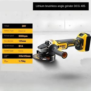 <span class=keywords><strong>Meuleuse</strong></span> d'angle <span class=keywords><strong>sans</strong></span> <span class=keywords><strong>fil</strong></span> à bouclier réglable de sécurité professionnelle <span class=keywords><strong>avec</strong></span> disque de 125mm Vitesse de 9000 tr/min pour le me - Product Image 5