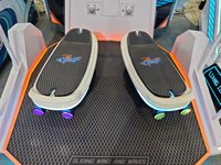 Simulateur de sport en VR pour aire de jeux intérieure, parcs d'attractions, double mode compétition, machine de simulation de surf