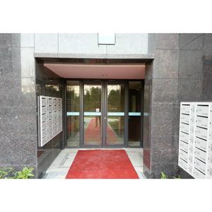 Porte de sécurité en acier avec grille en acier inoxydable, design moderne, antivol, porte d'entrée commerciale pour bâtiment - Product Image 5