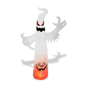 Nuova decorazione esterna 6FT zucca <span class=keywords><strong>Halloween</strong></span> Yard Ghost <span class=keywords><strong>Halloween</strong></span> gonfiabile con luci rotanti - Product Image 1