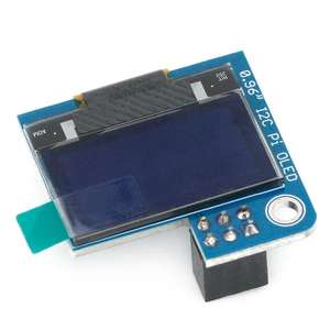 Raspberry <span class=keywords><strong>P</strong></span> 0,96 pulgadas OLED I2C SSD1306 128x64 Módulo de pantalla azul para Raspberry Pi 4B 3B <span class=keywords><strong>Zero</strong></span> 2 W - Product Image 3