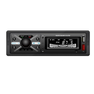 Reproductor MP3 Estéreo Universal 1 Din para Auto con USB, Bluetooth, Transmisor FM y Control Remoto - Product Image 1