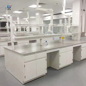 โต๊ะทดสอบทางเคมีในห้องปฏิบัติการม้านั่งกลางเกาะเหล็ก - Product Image 6