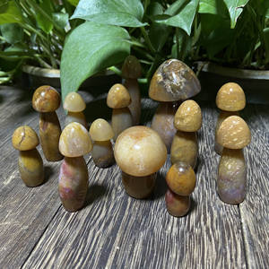 Vente flash : Bâtonnet de massage Gua Sha en forme de champignon pour les yeux et le visage, <span class=keywords><strong>baguette</strong></span> en cristal naturel, artisanat populaire, pierres de guérison, pierres traditionnelles religieuses - Product Image 6