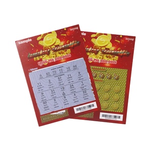Carte à gratter de loterie personnalisée avec impression numérique sur papier noir, protection des données, design de loterie, vente directe usine, grand prix - Product Image 4