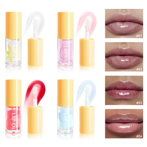 Bálsamo Labial Vegano Natural Hidratante y Nutritivo para Mujer, Etiqueta Privada, Aceite Esencial Labial Vegano Transparente Rosado, Voluminizador de Labios - Product Image 2