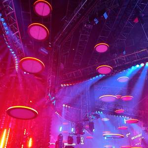 2025 <span class=keywords><strong>Pro</strong></span> Light Show Kinetic Motor con 4 RGBW LED Ring Light Kinetic LED Circle Ring para DJ Bar Light - Product Image 2